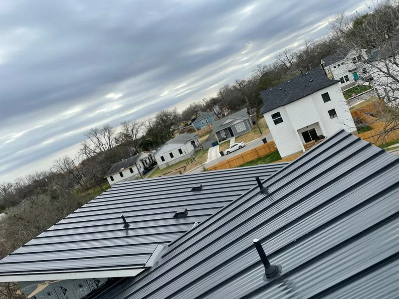 Standing seam metal roof panels with vents for Skylight Repair in Grand Terrace